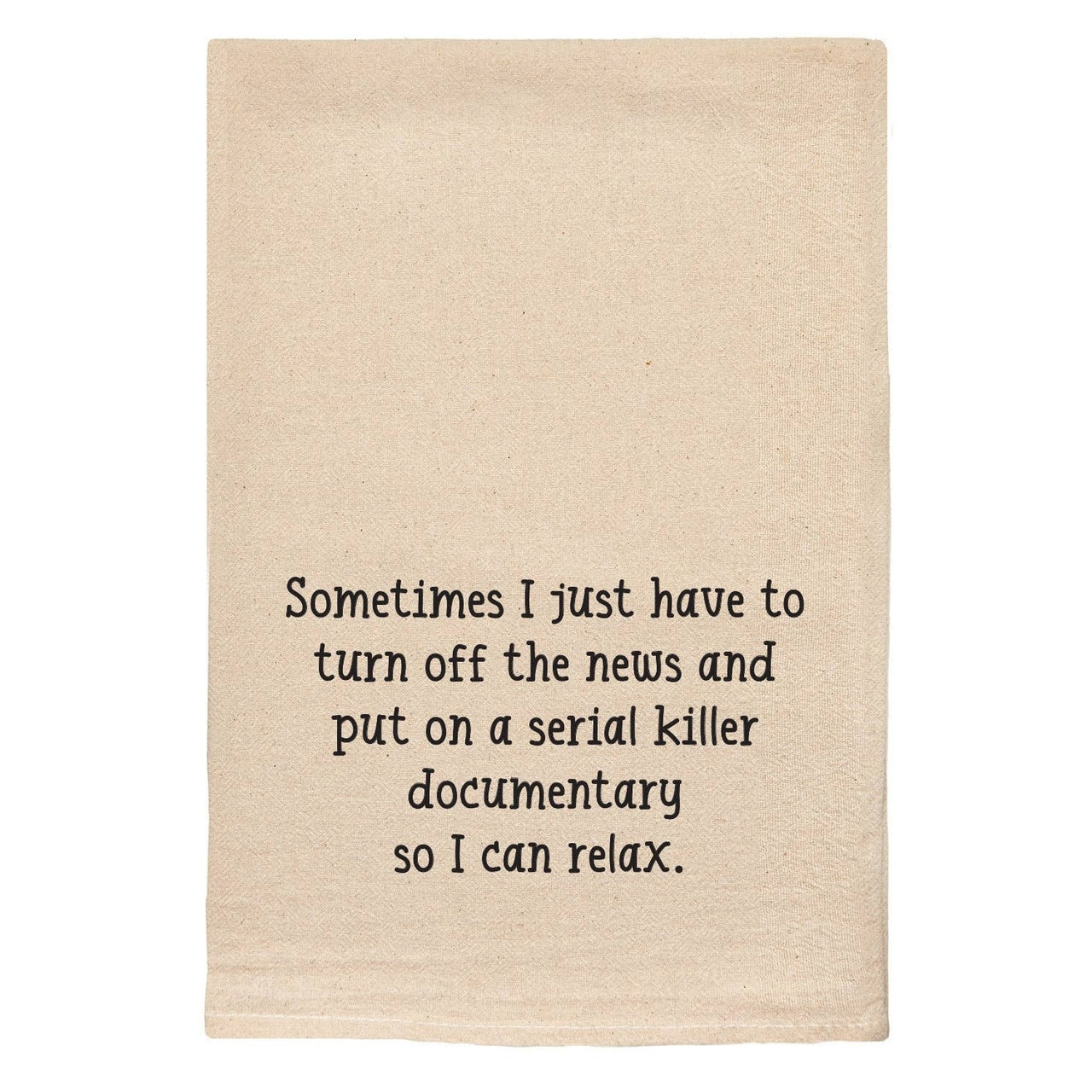 Serial Killer Documentary Tea Towel