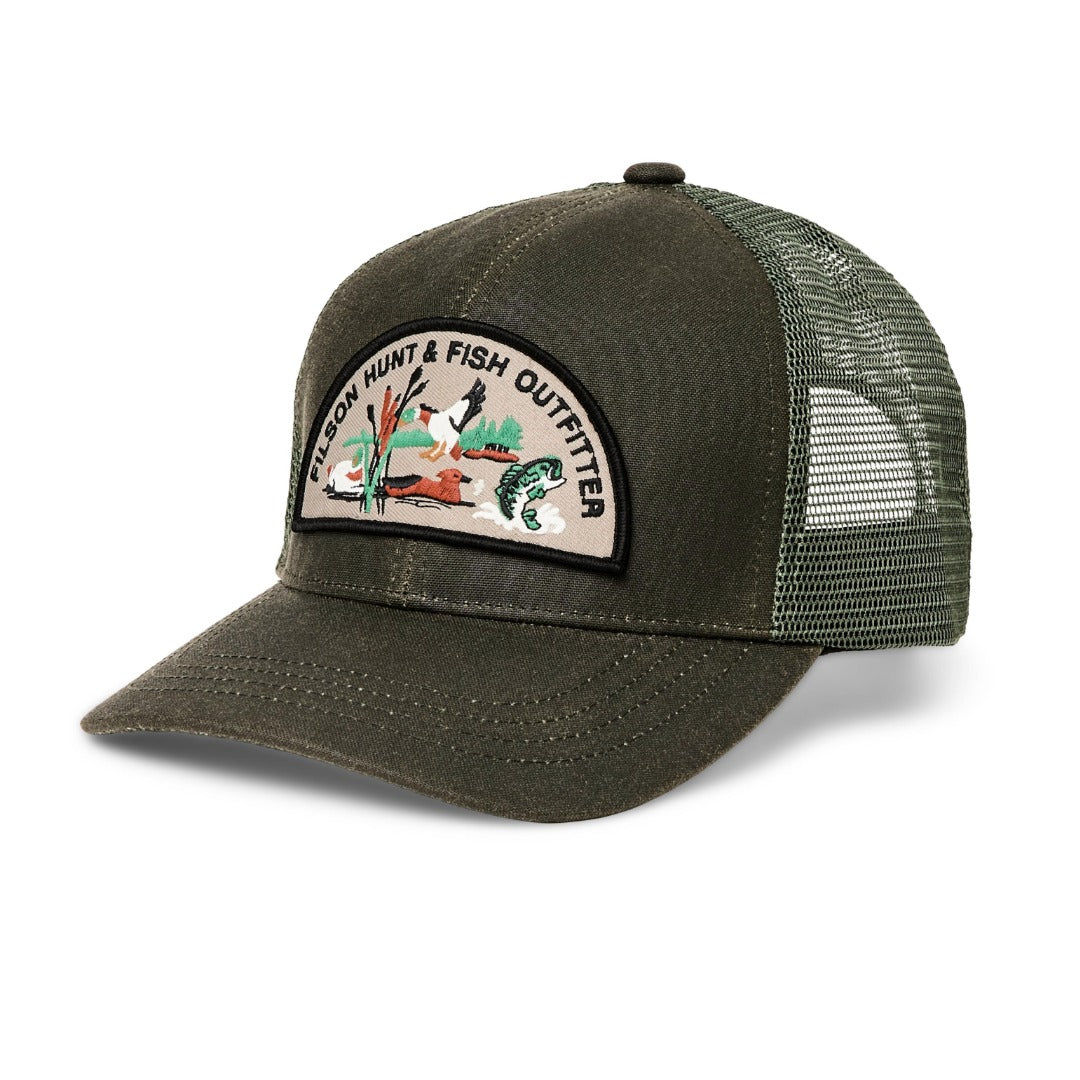 Logger Mesh Cap | Otter Green Hunt Fish