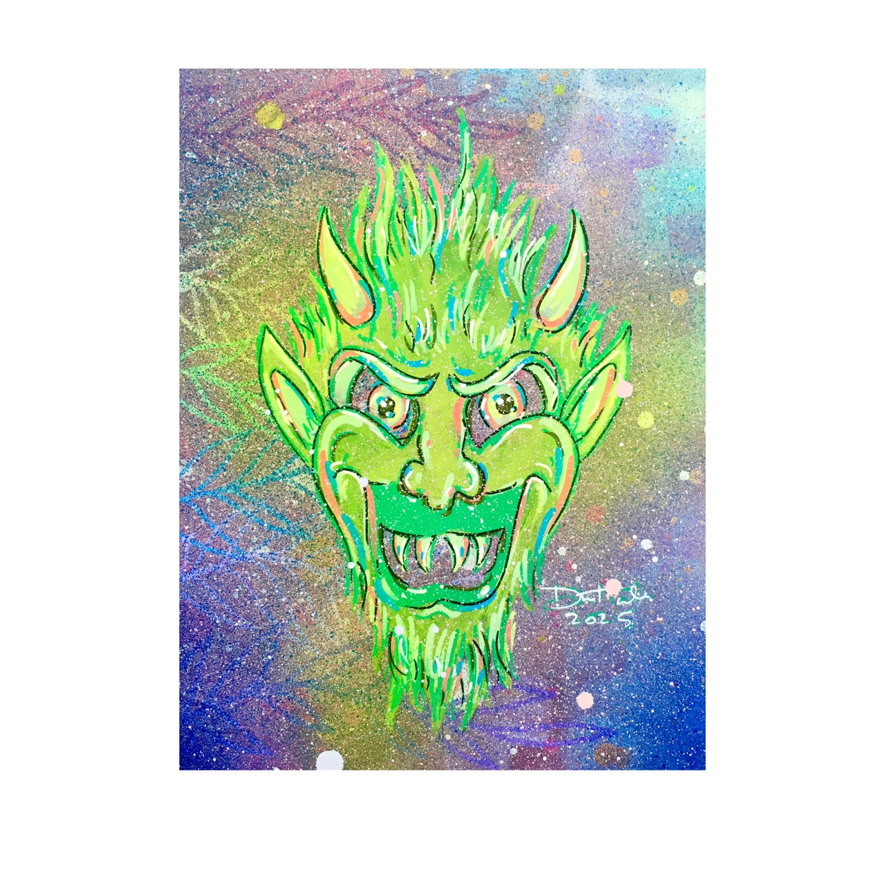 Green Diablo Painting