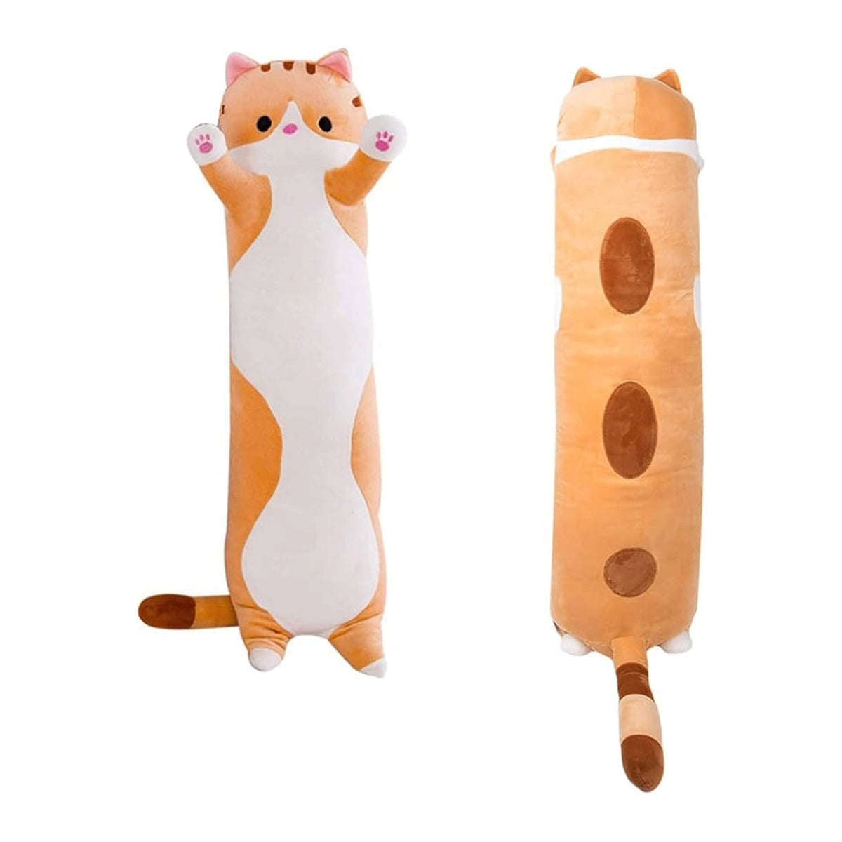 Long Animal Plush Toy | Orange Tabby Cat