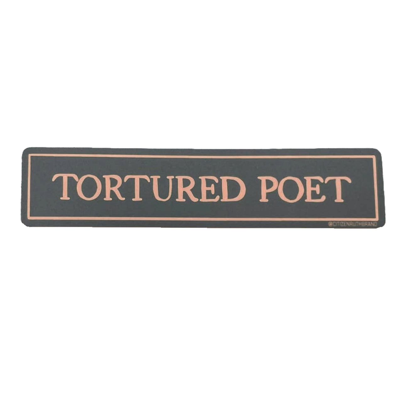 Tortured Poet Vinyl Sticker