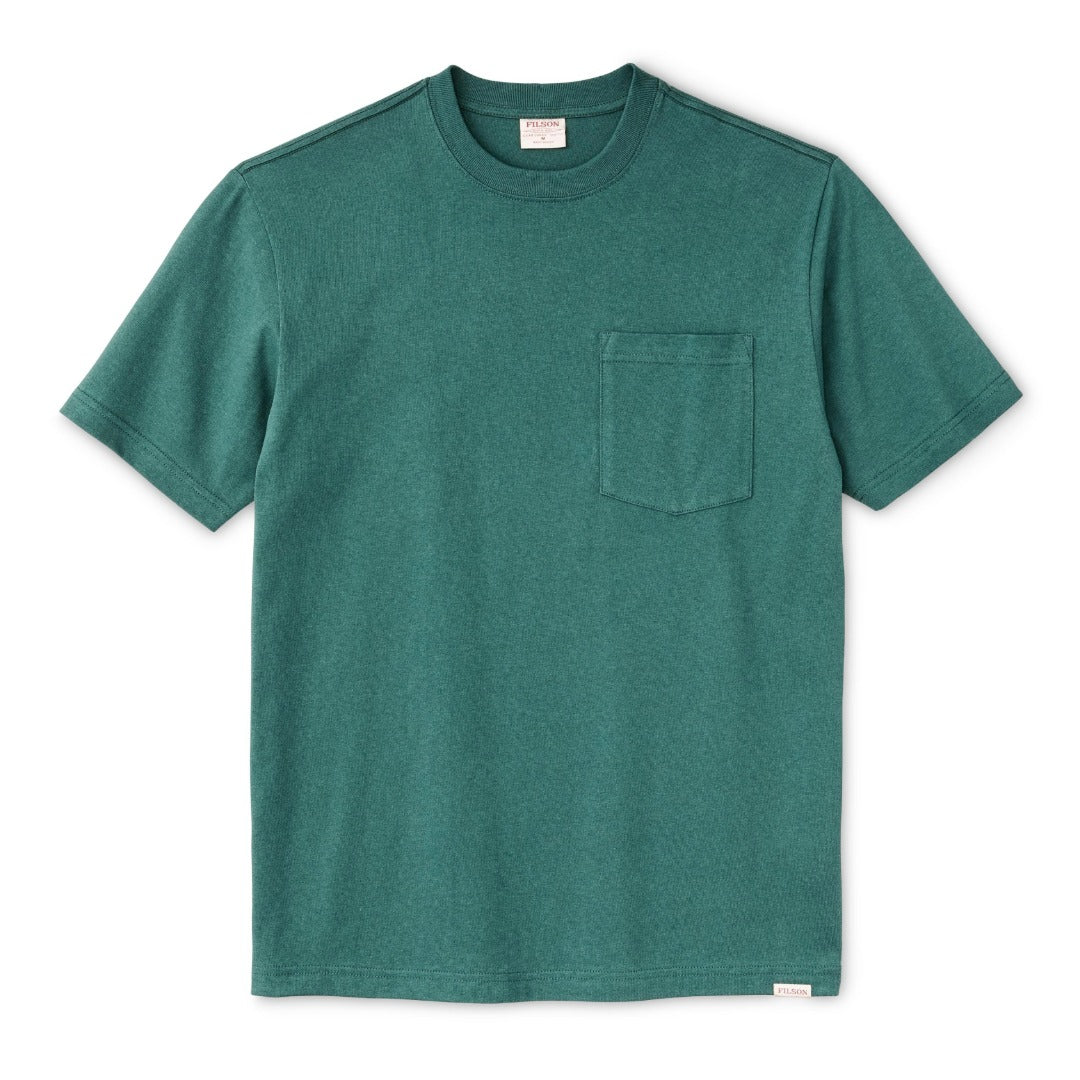 S/S Pioneer Solid One Pocket T-Shirt | Seabed Green