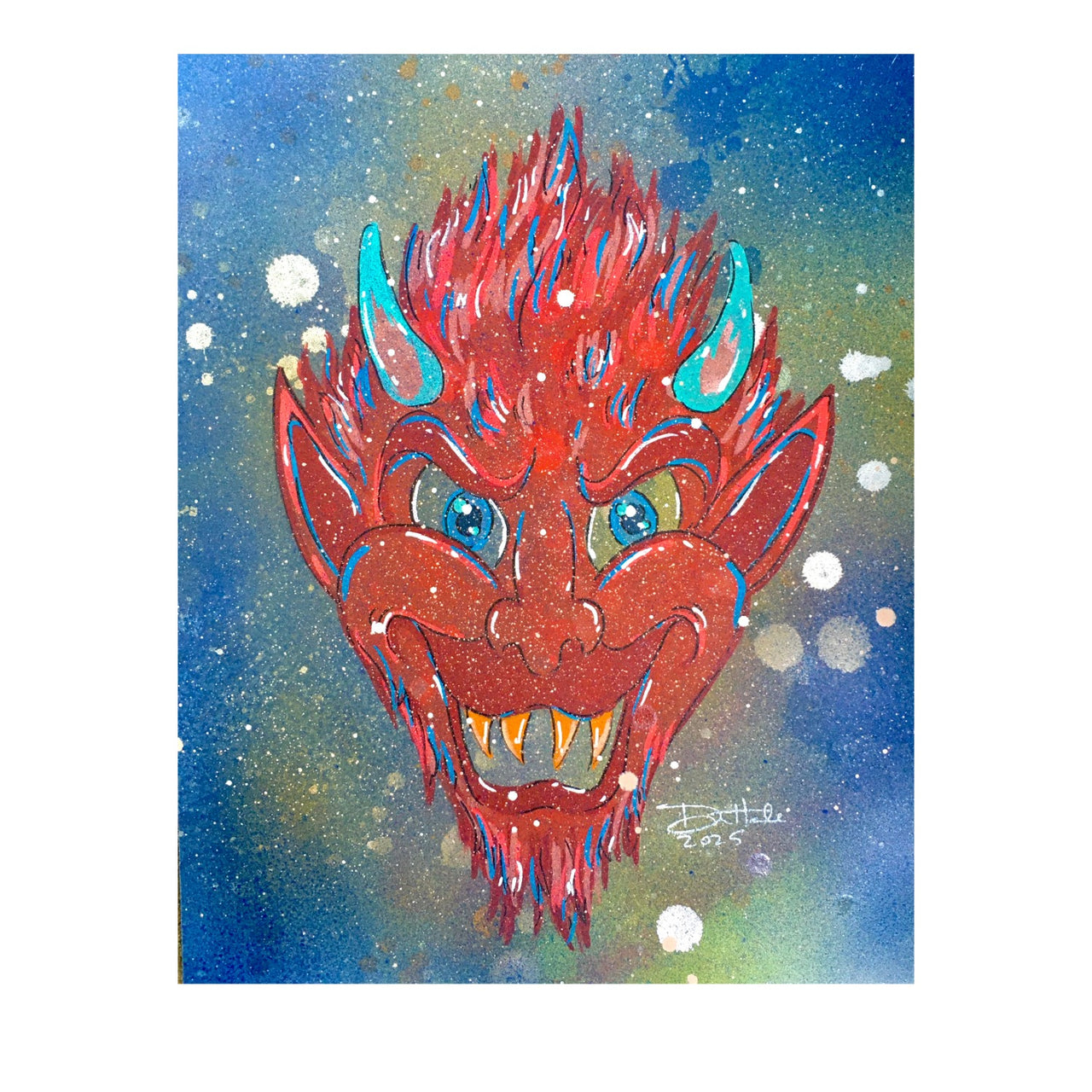 Red Diablo Painting