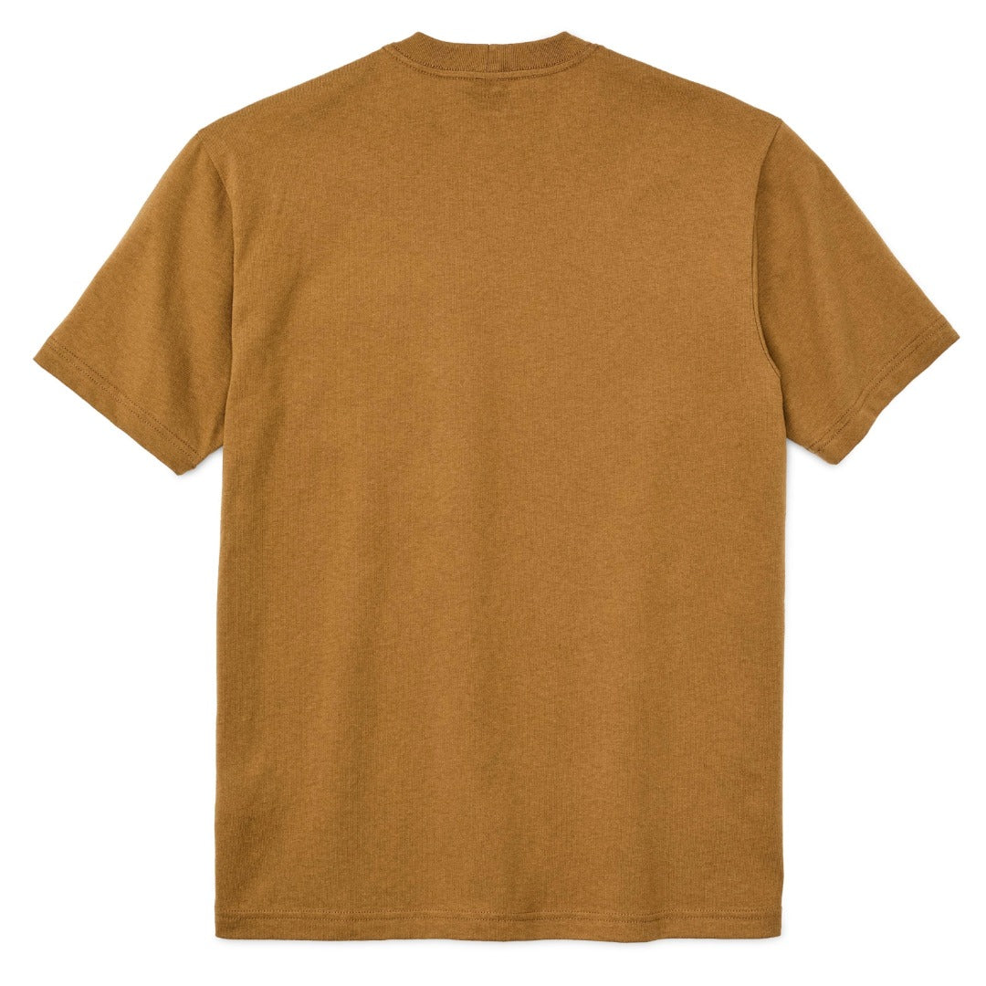 S/S Pioneer Solid One Pocket T-Shirt | Bronze Brown