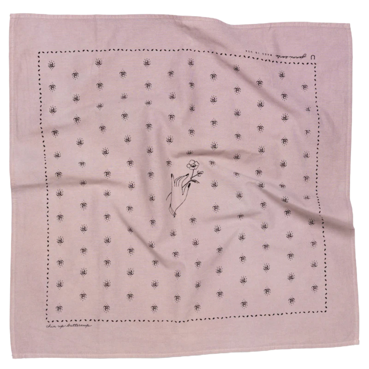 Chin Up Buttercup Bandana - Domestic Domestic