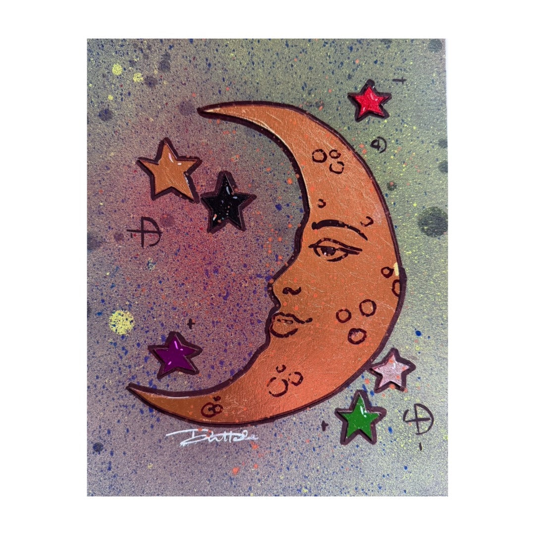 Crescent Moon Painting