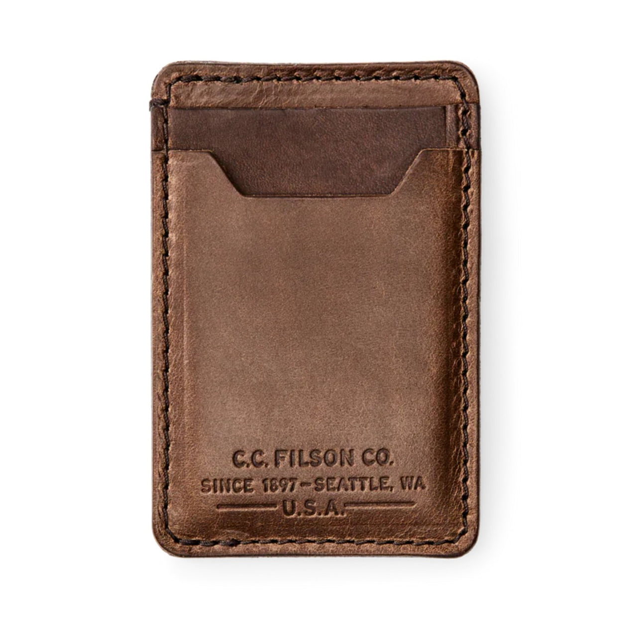 Leather Card Case | Natural Bown
