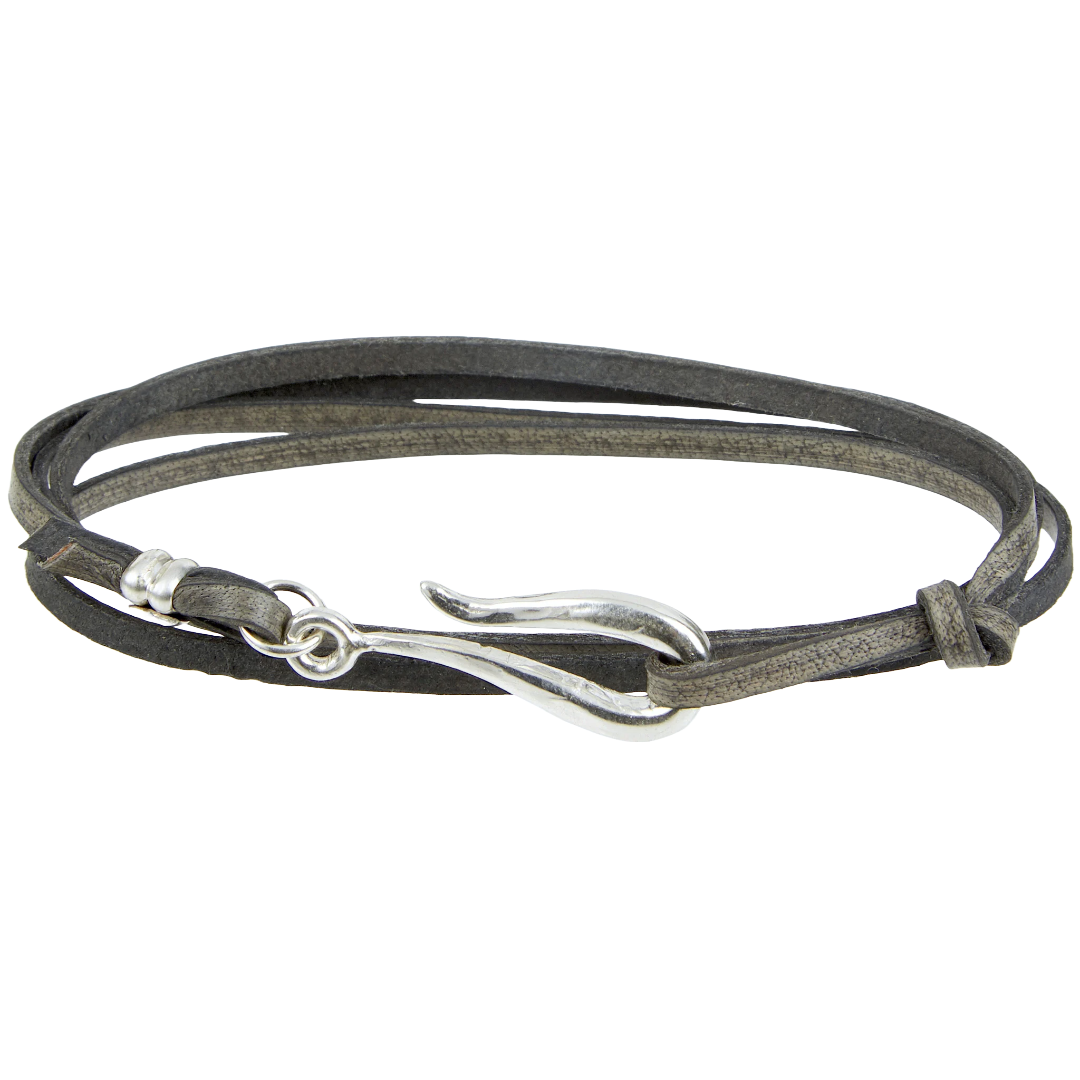 Small Hook Bracelet | Silver