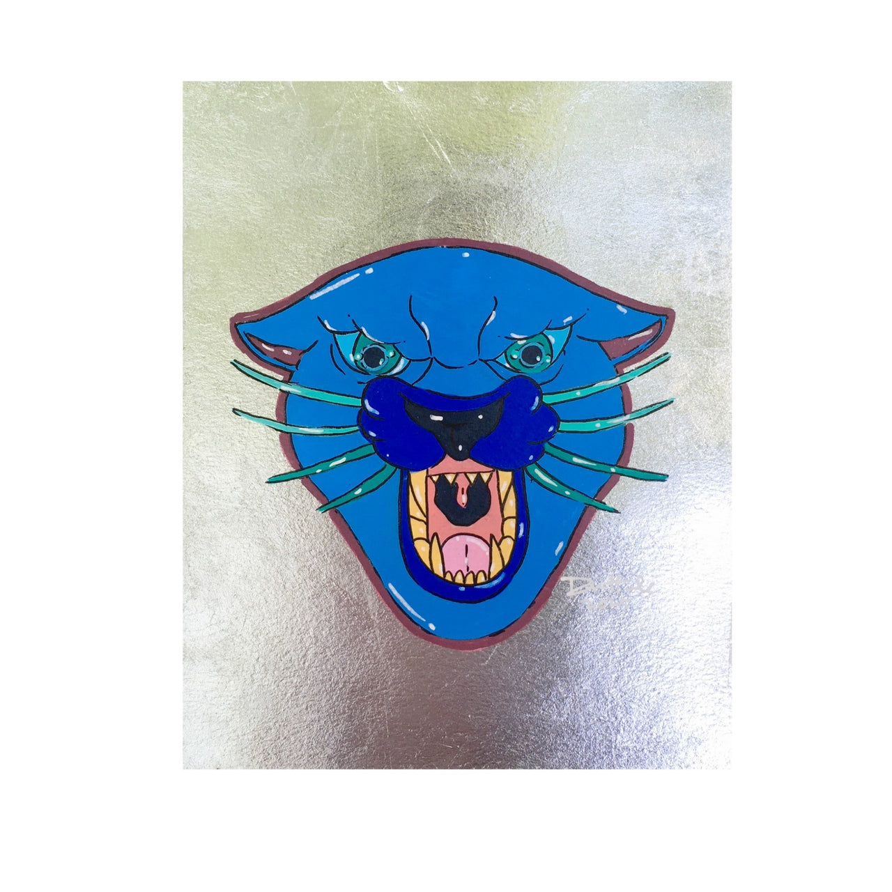 Blue Panther Painting