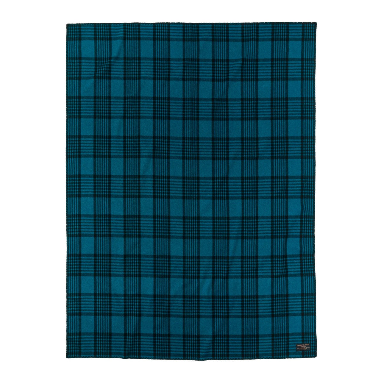 Mackinaw Blanket | Blue & Black Plaid