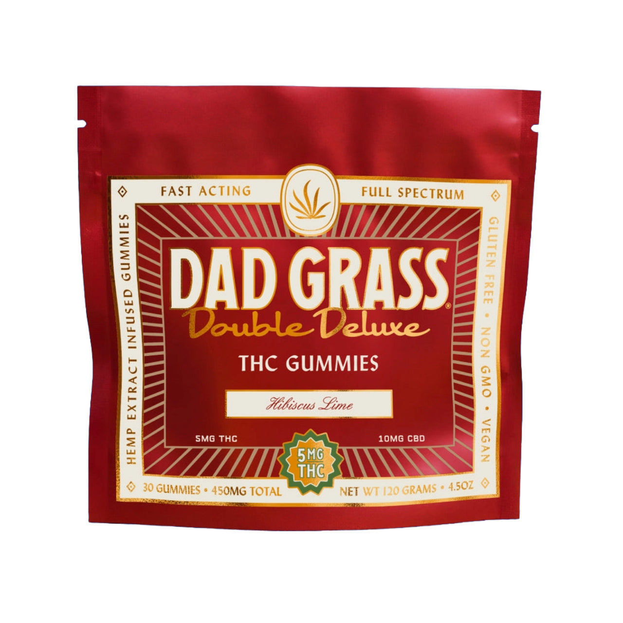 Dad Grass Double Deluxe Gummies | Hibiscus Lime