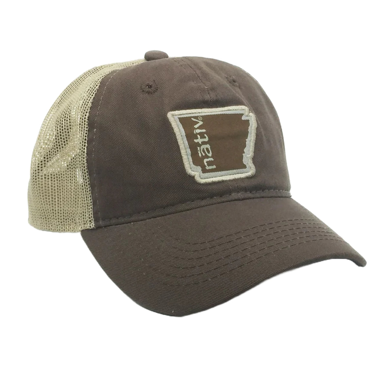AR State Trucker Hat | Brown