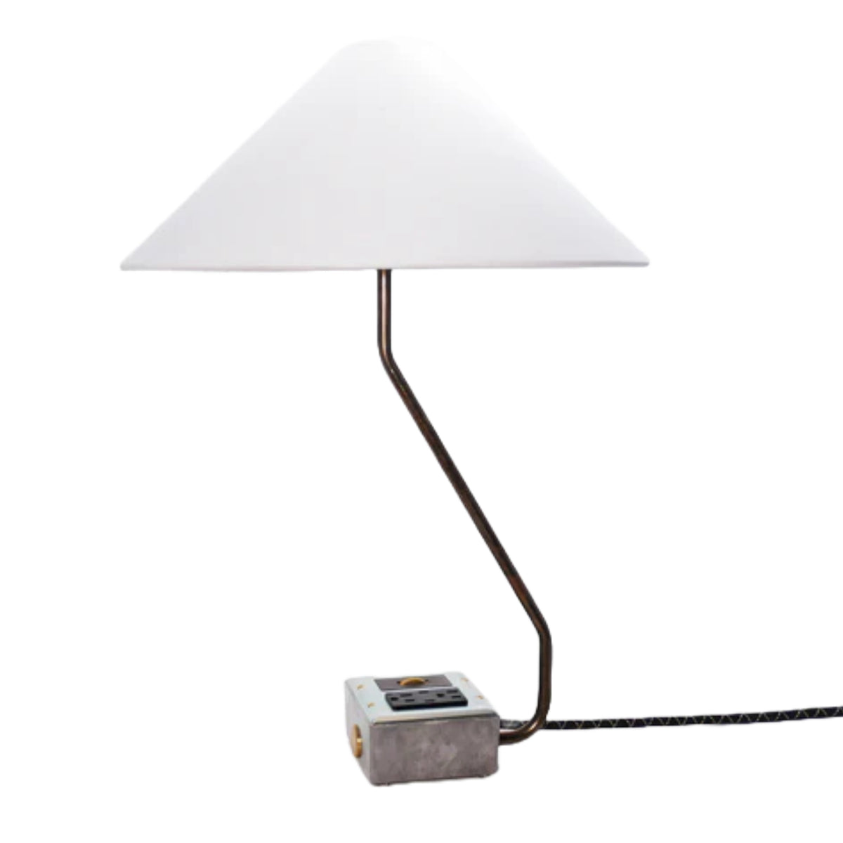 Eugene Fade Smart USBC Table Lamp | Raw Metal