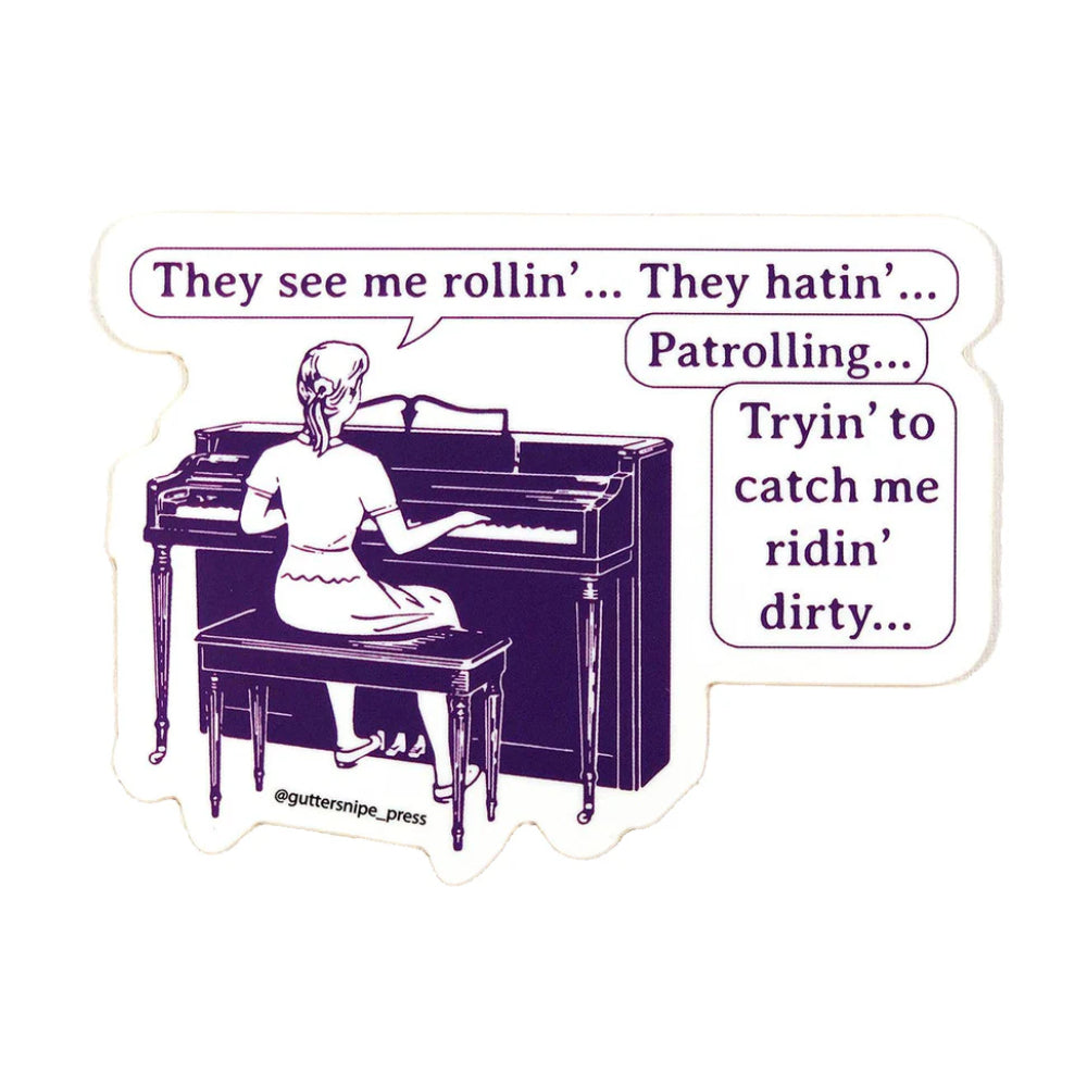Ridin Dirty Sticker - Domestic Domestic