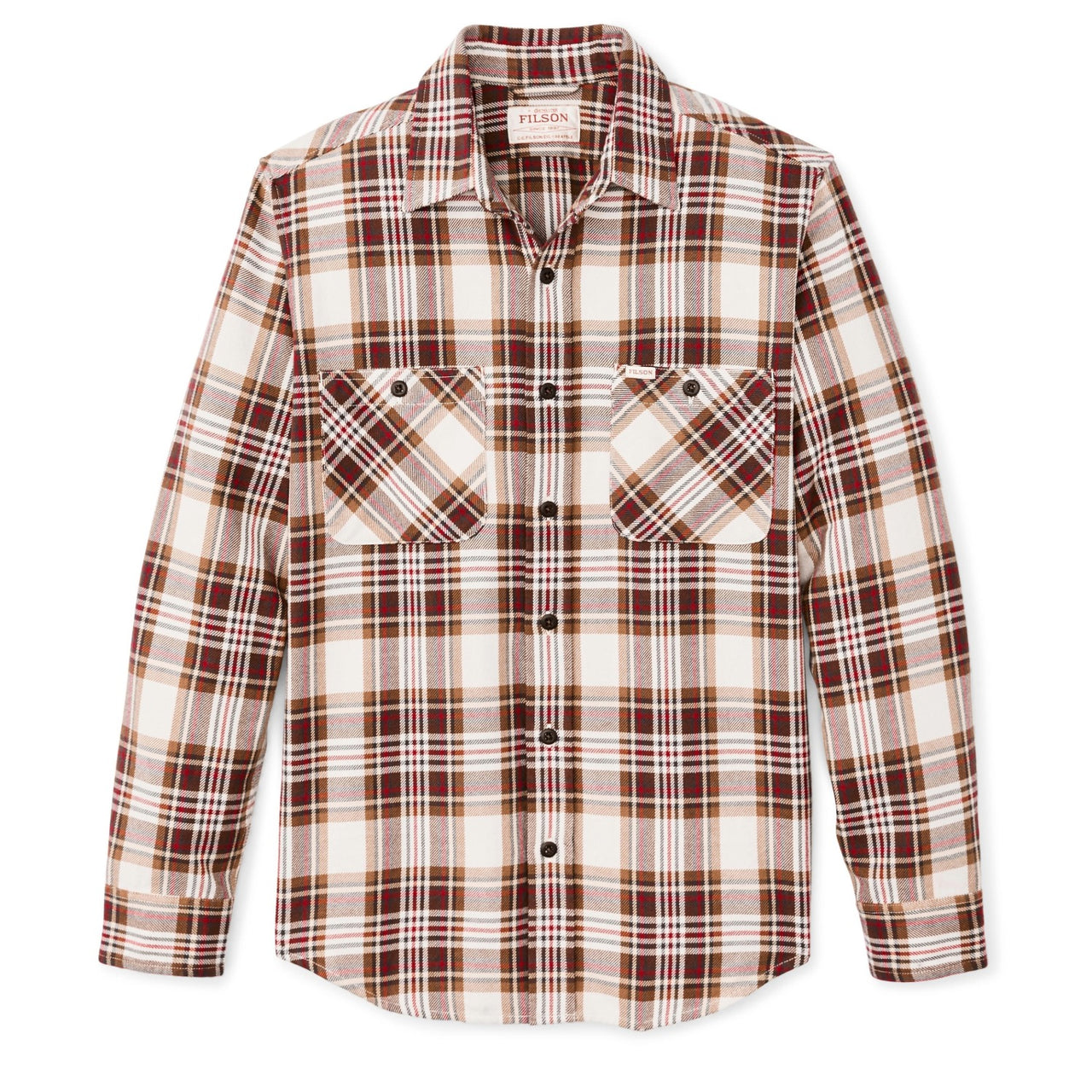 Rangeland Flannel Shirt | Red & Brown Plaid
