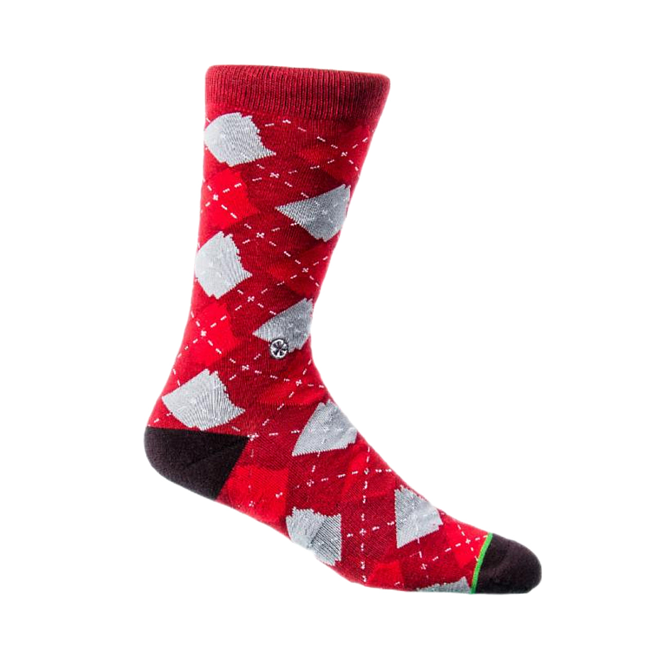 Argyle State Sock | Red