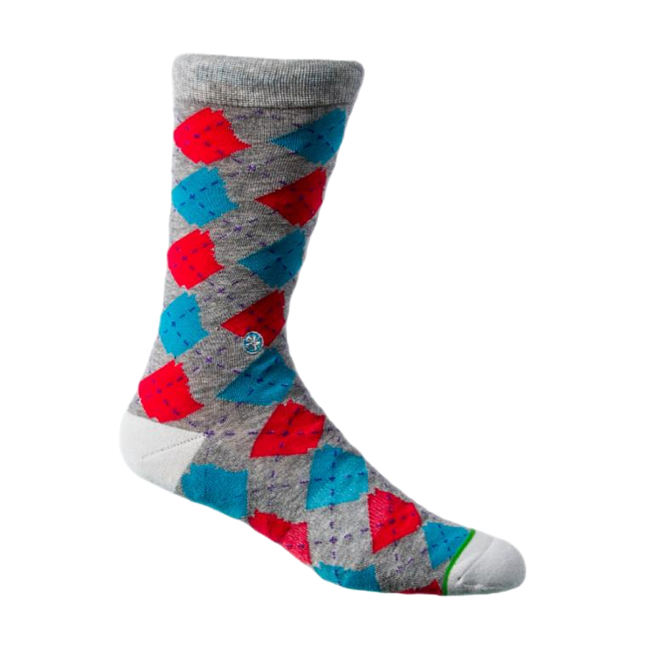 Argyle State Sock | Violet
