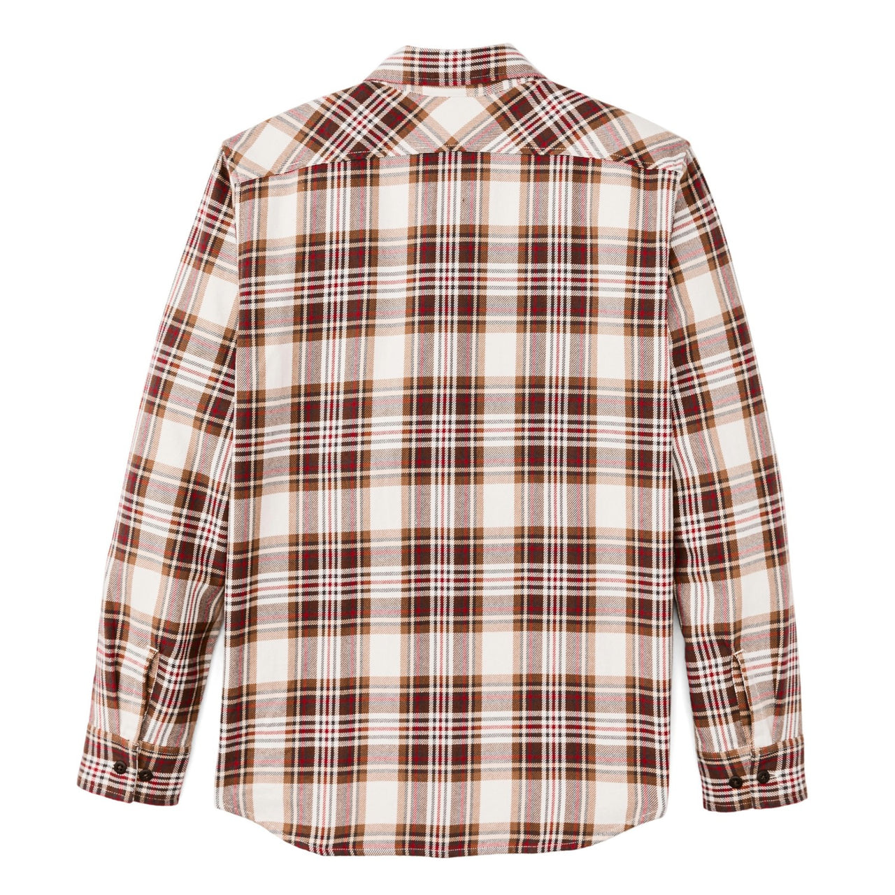 Rangeland Flannel Shirt | Red & Brown Plaid