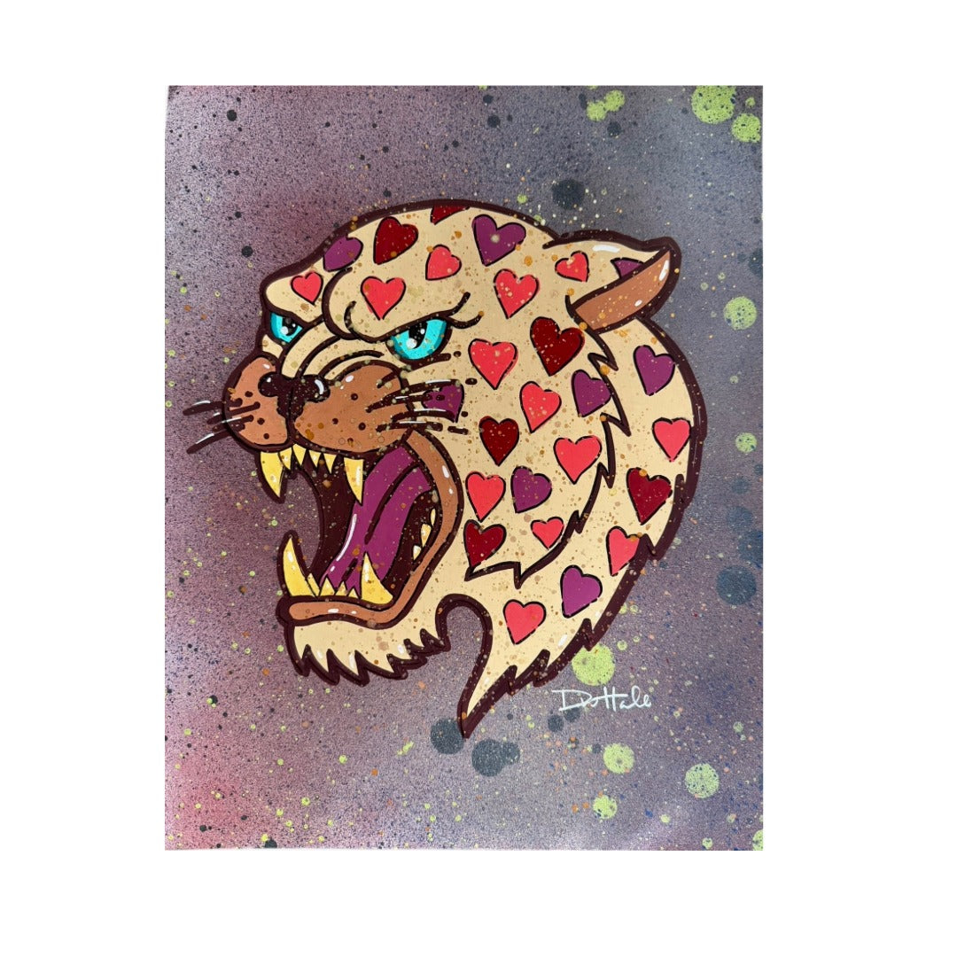 Cheetah Heart Painting