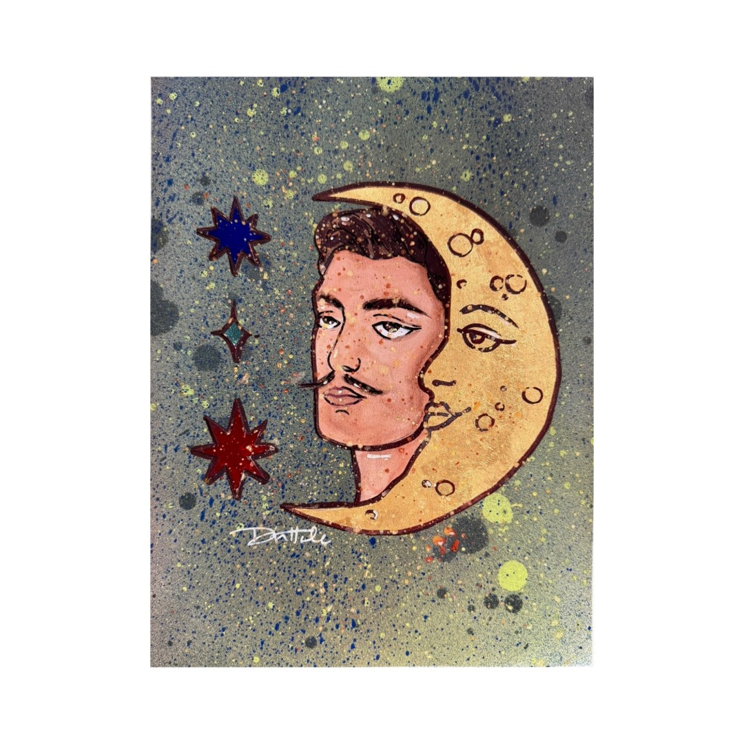 Man In The Moon Painting