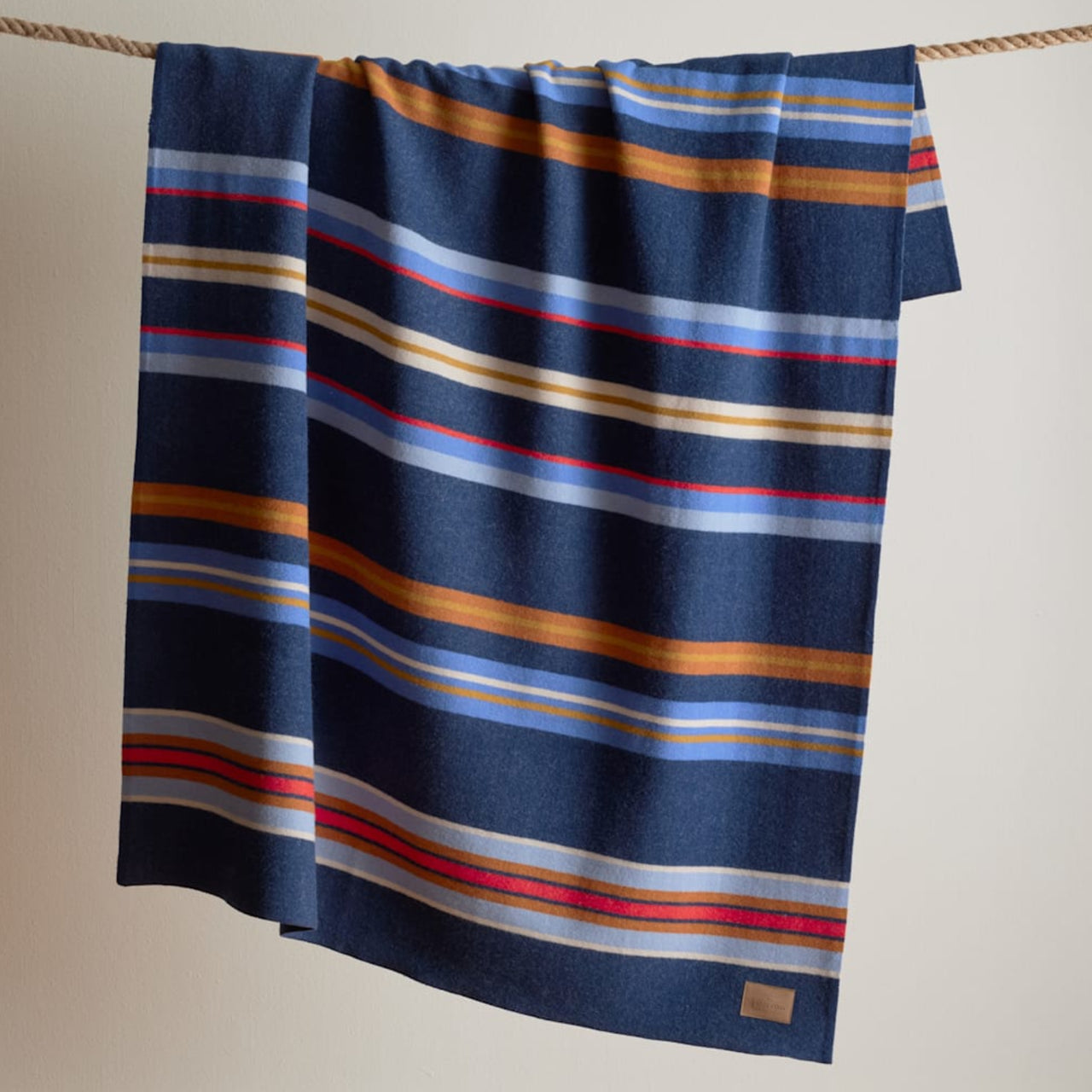Bridger Stripe Throw | Navy