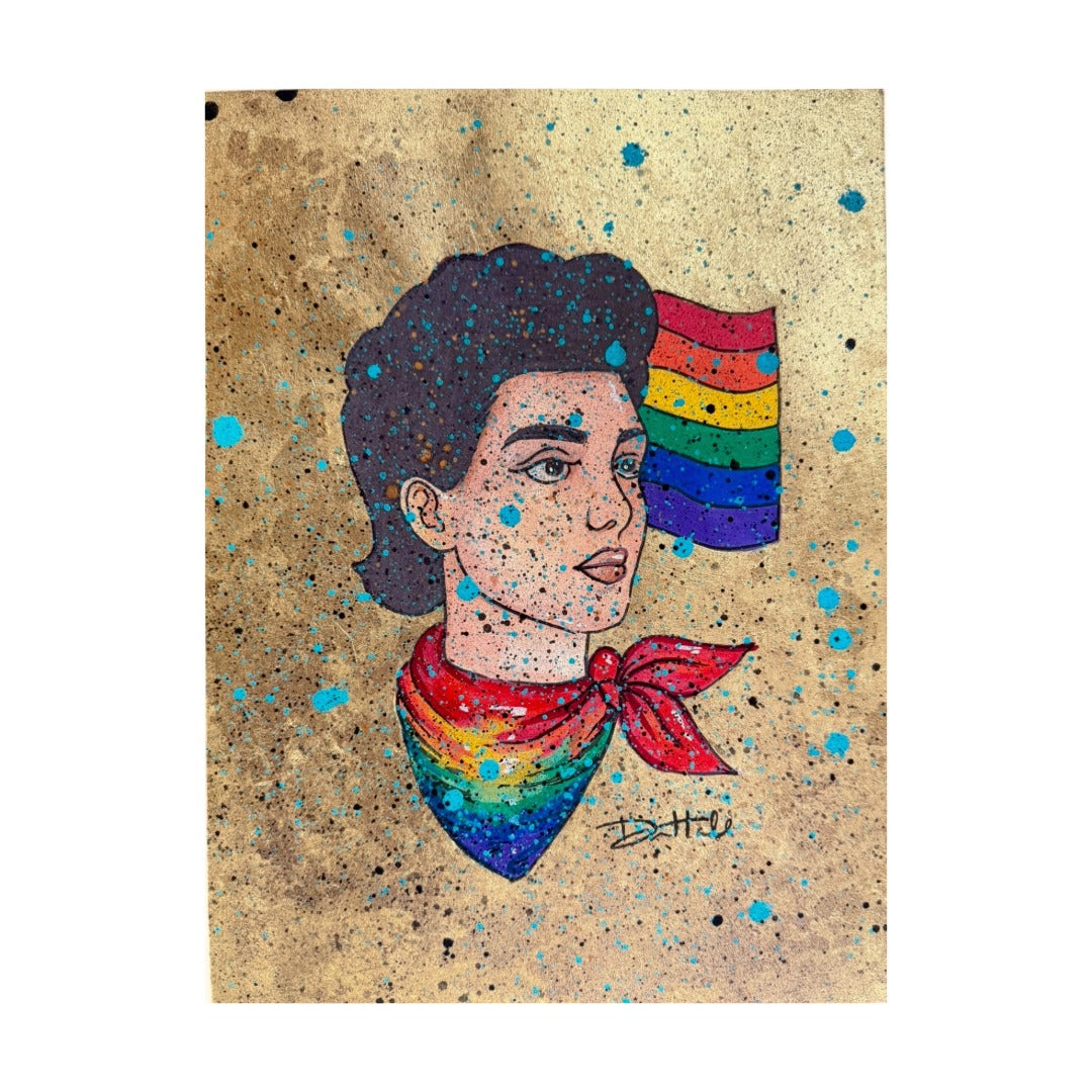 Lesbian Pride Painting