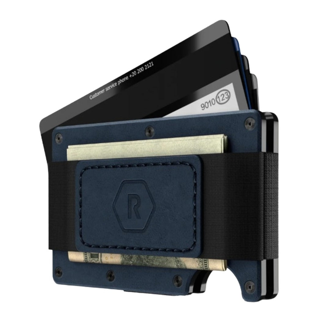 Ridge Wallet | Cobalt Blue Leather