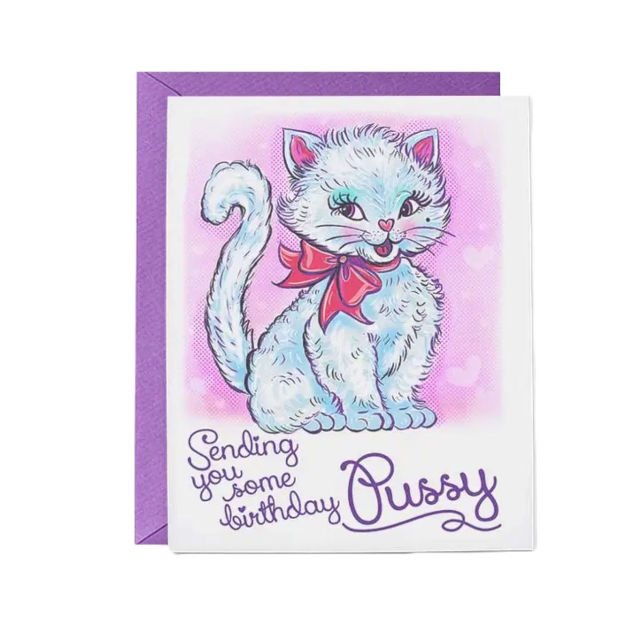 Pussy Cat Birthday Card