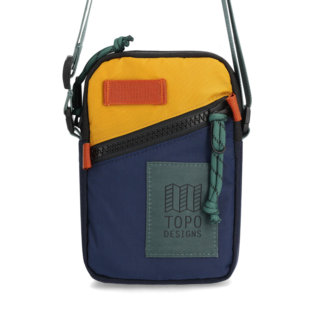 Mini Shoulder Bag | Navy & Mustard