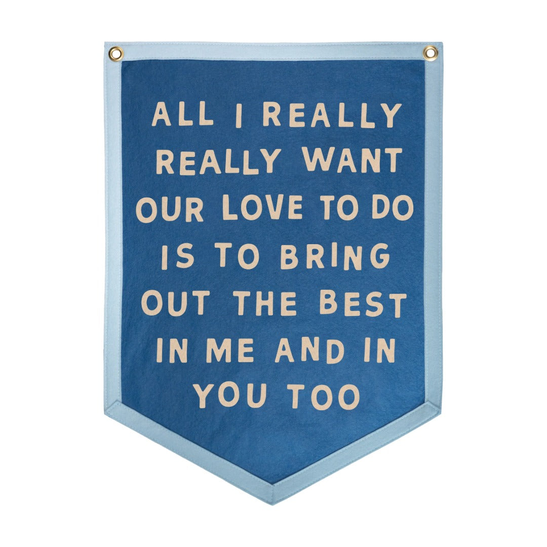 Joni Mitchell All I Want Camp Flag