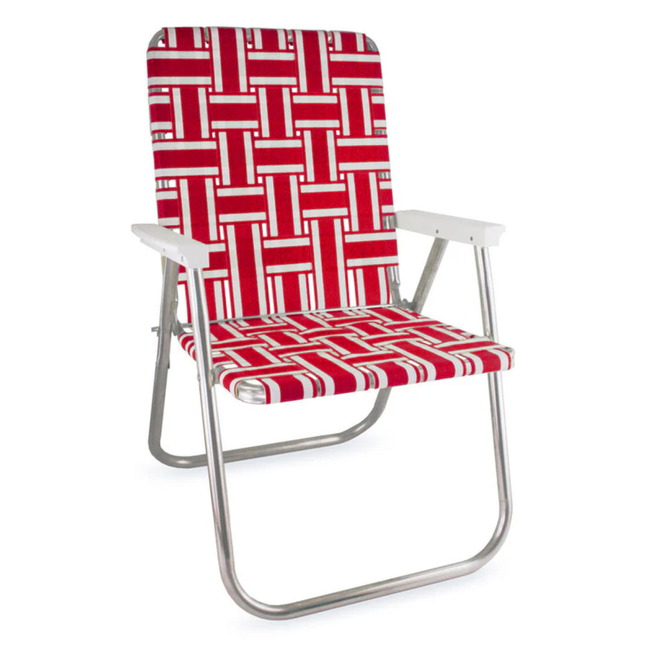 Lawn Chair | Red Stripe Deluxe