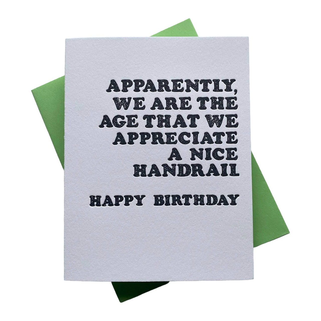 We Appreciate a Nice Handrail Card