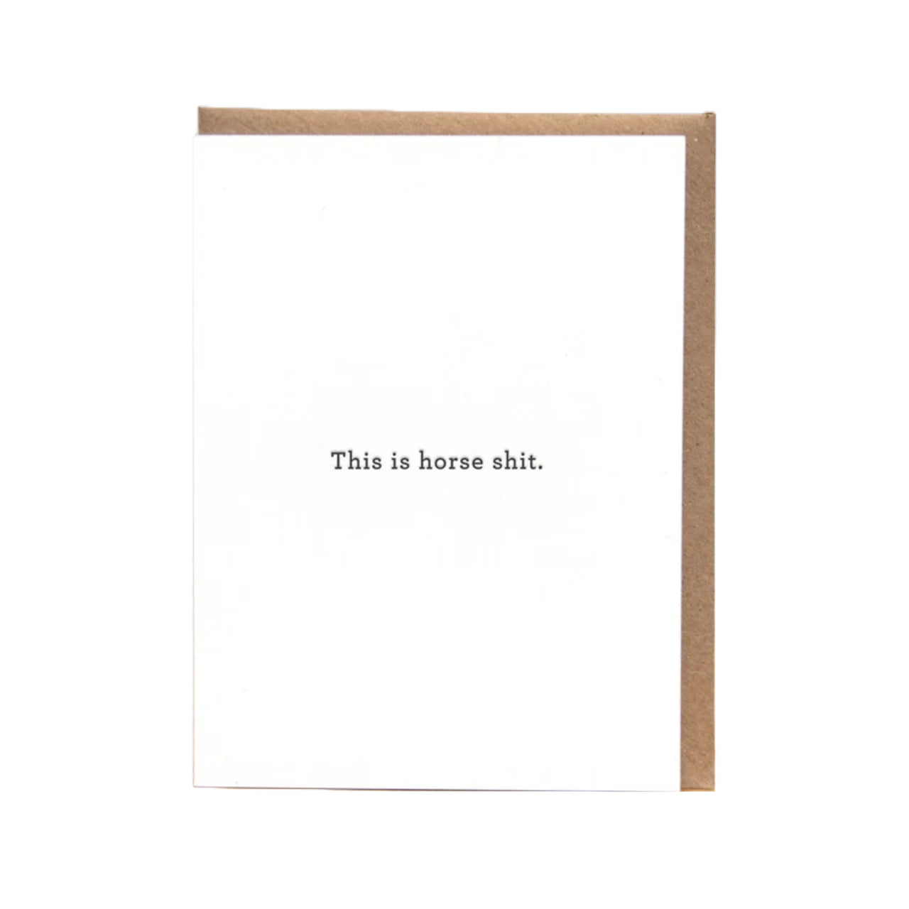 Horse Shit Card - Domestic Domestic
