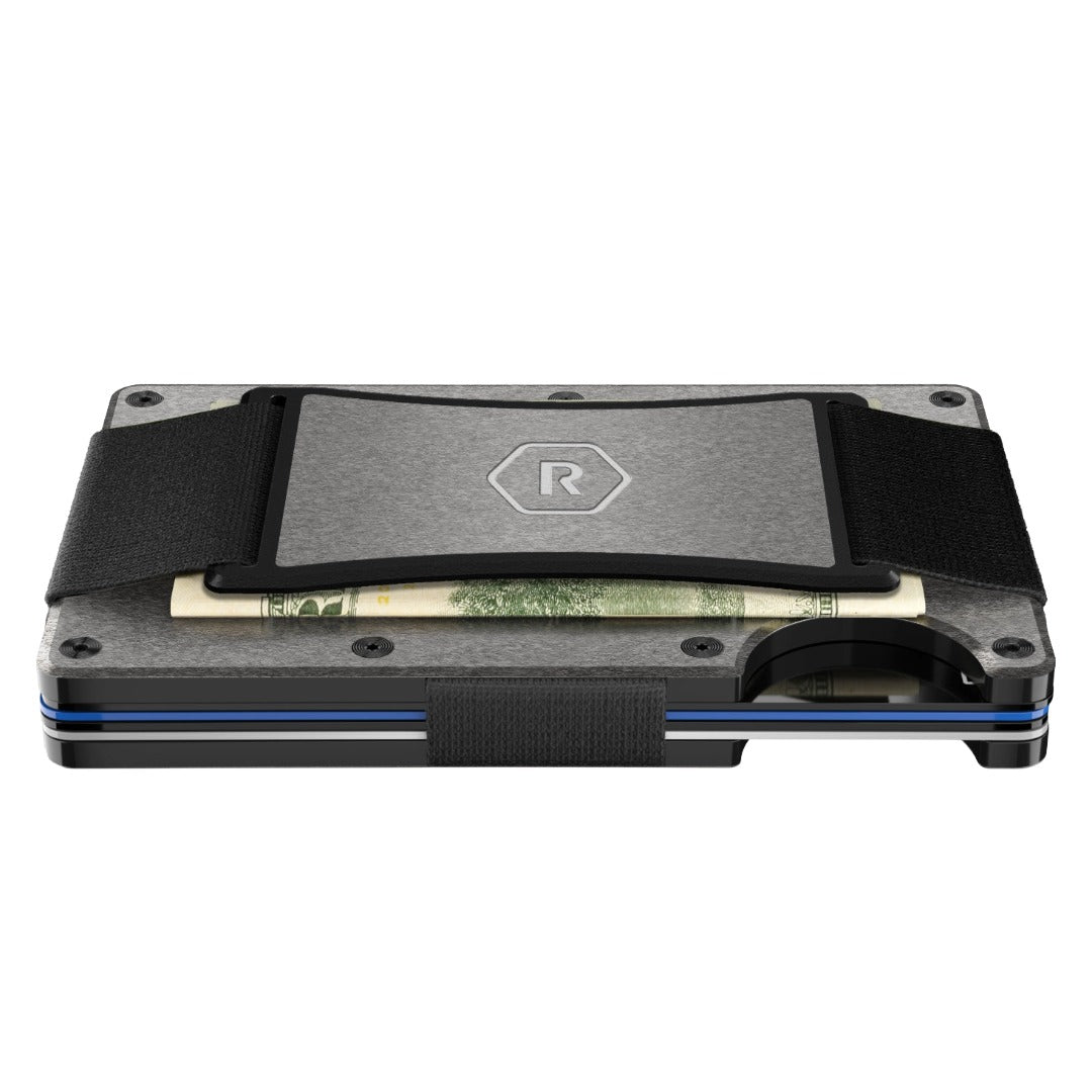 Ridge Wallet | Stonewashed Titanium