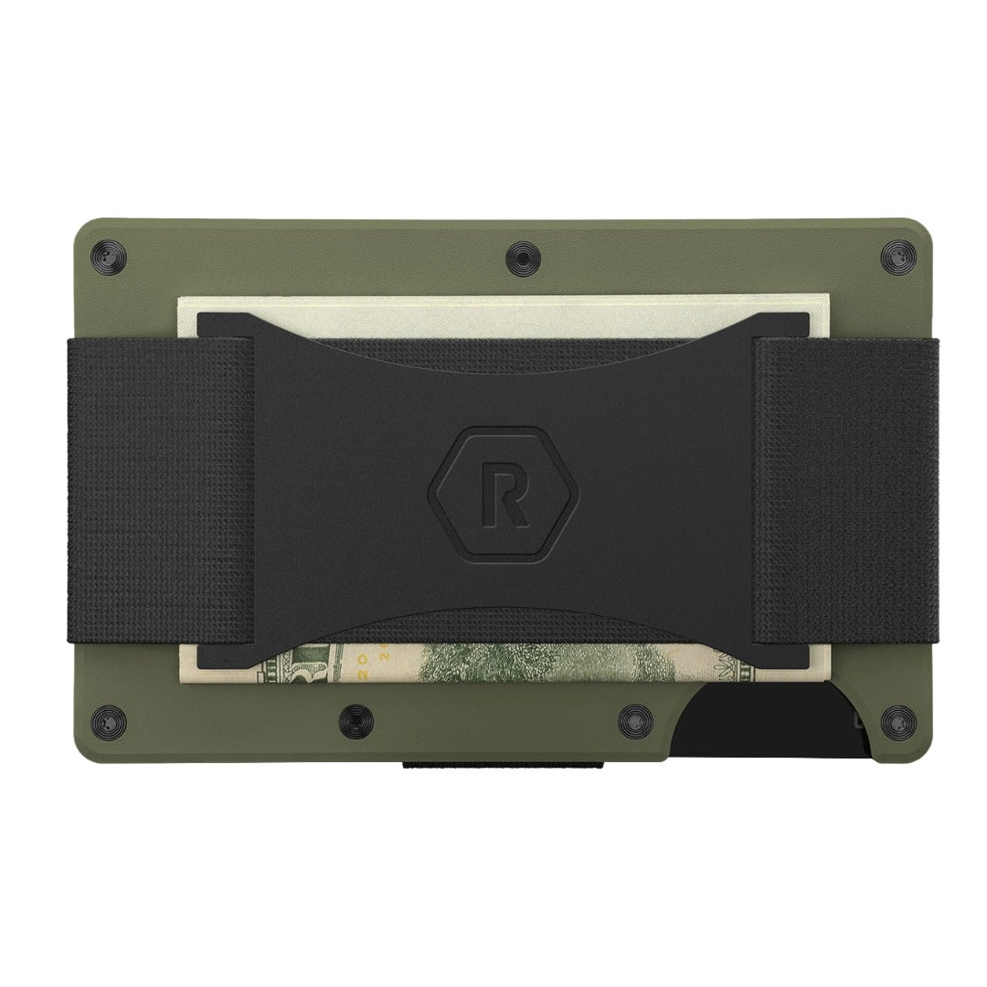 Ridge Wallet | Matte Olive Titanium