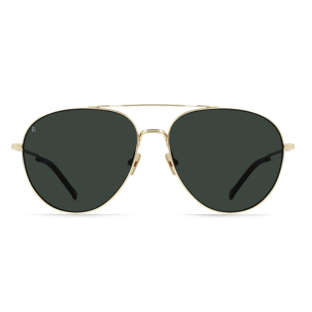 Serona | Satin Light Gold & Green Polarized