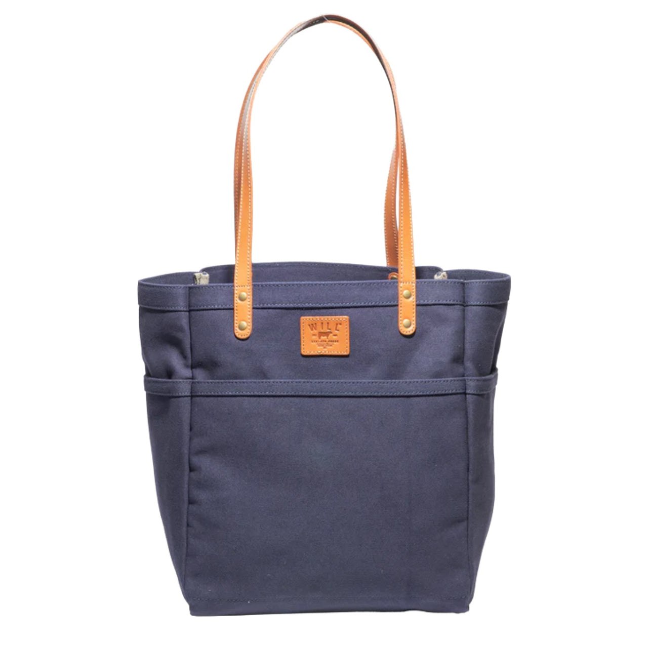 Waxed Canvas Work Tote | Navy