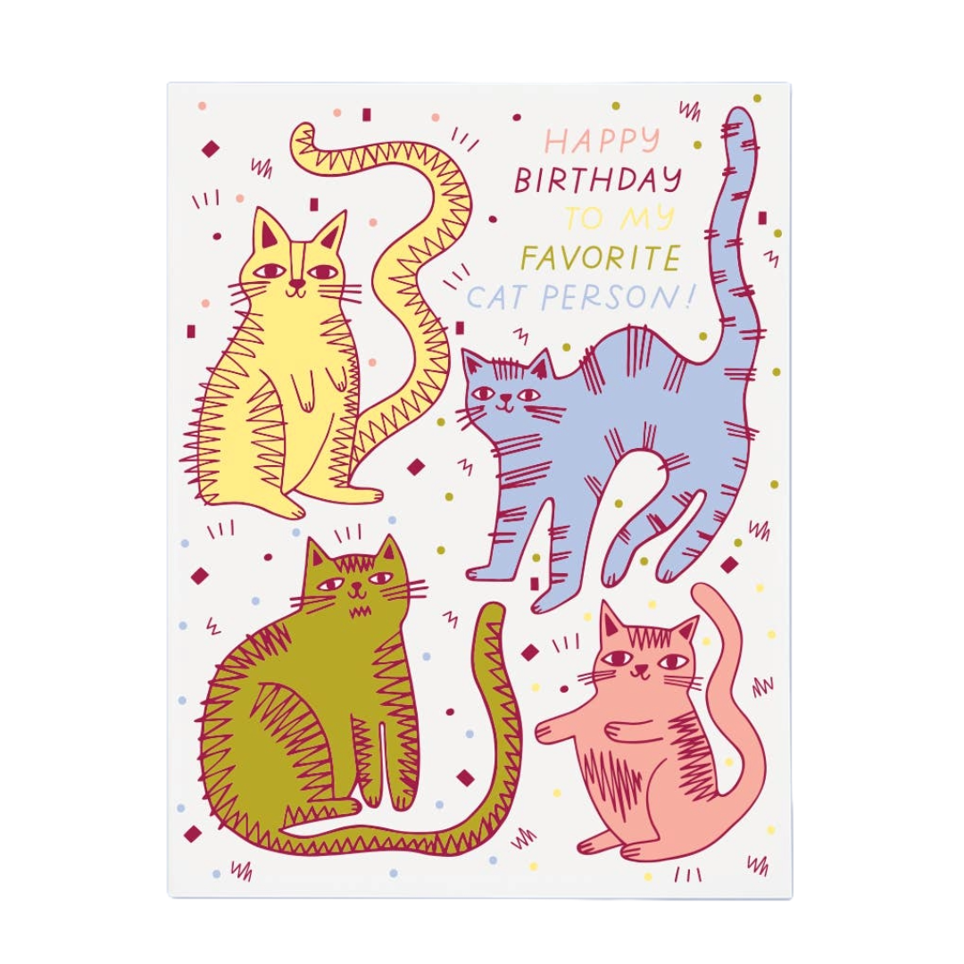 Cat Person Card