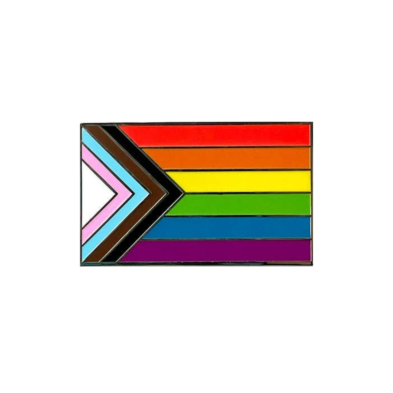 Progress Pride Flag Enamel Pin
