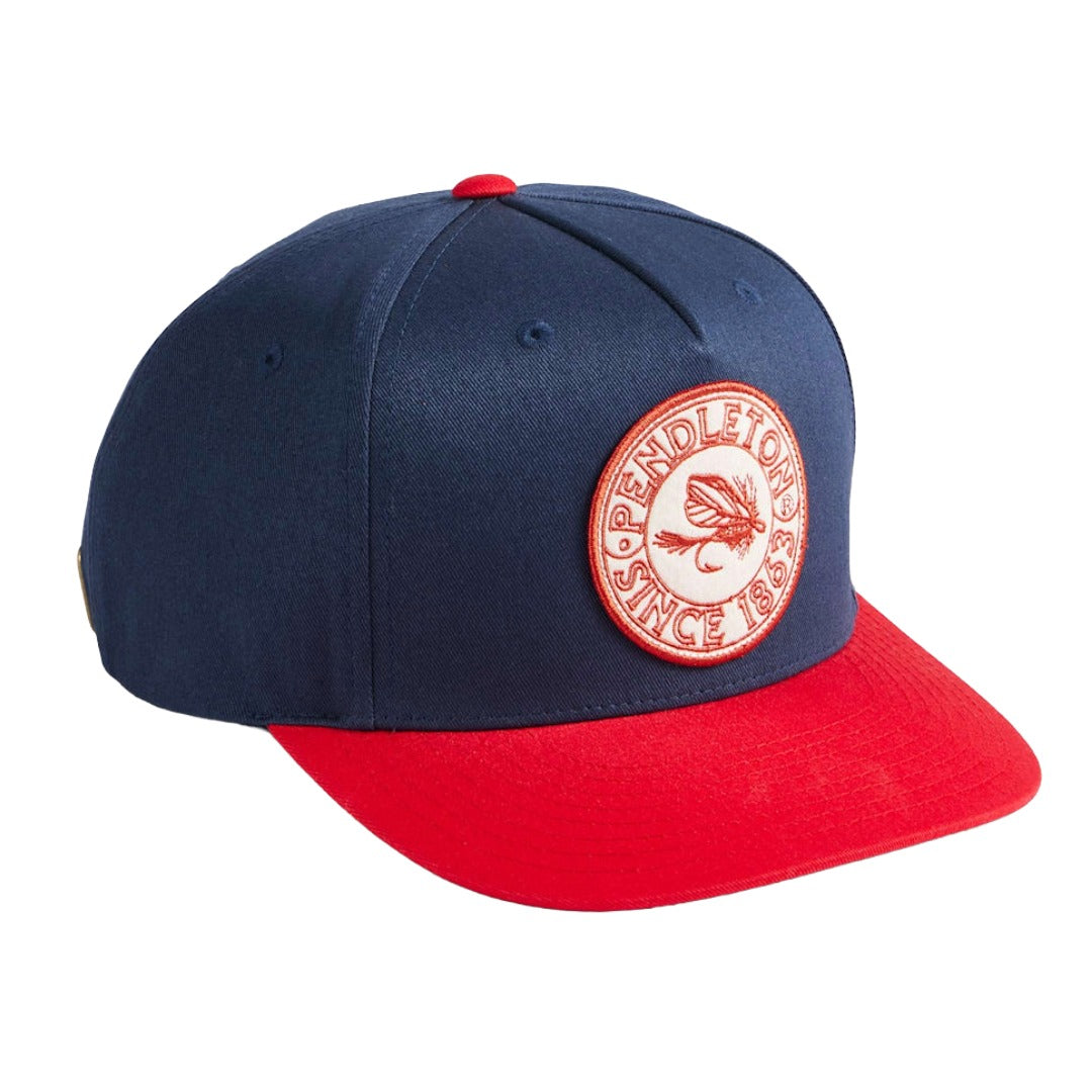 Novelty Slideback Hat | Fly Fish Navy