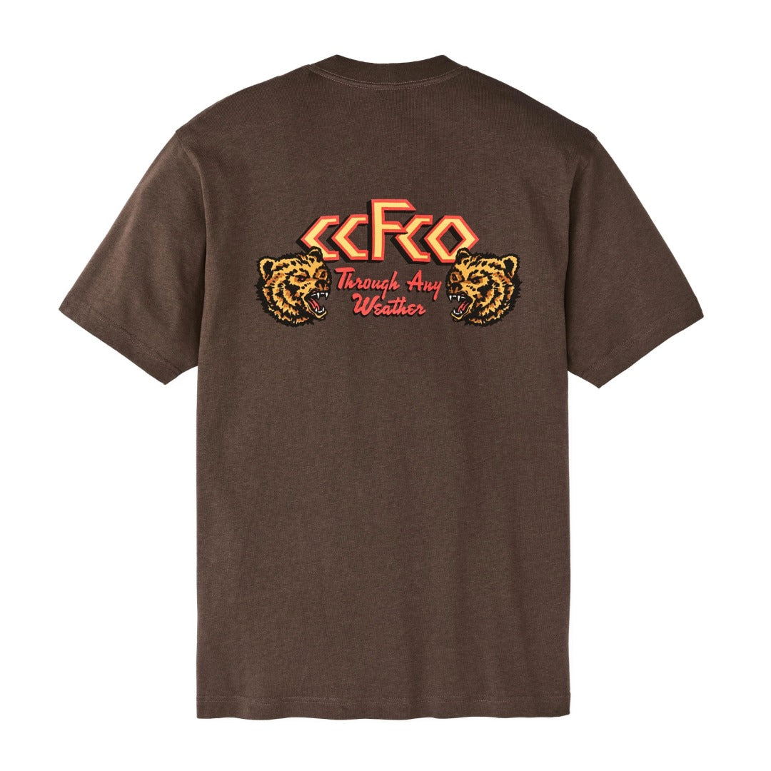 S/S Frontier Graphic T-Shirt | Dark Brown Any Weather