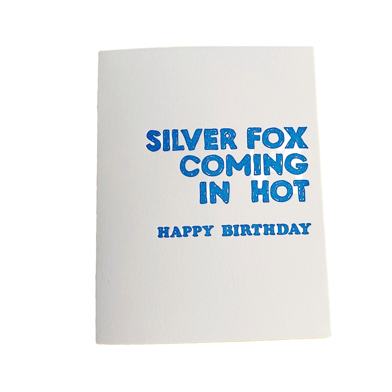 Silver Fox Coming In Hot Card