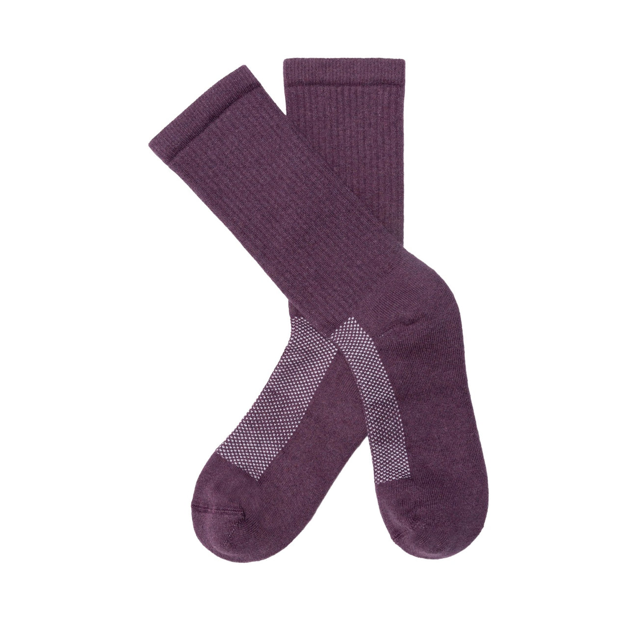 Statement Crew Sock | Plum