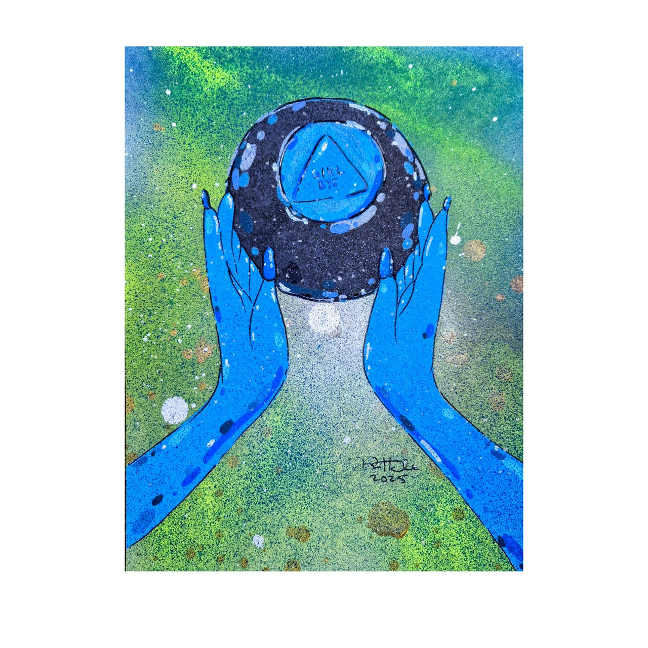Magic 8 Ball Painting | Girl Bye