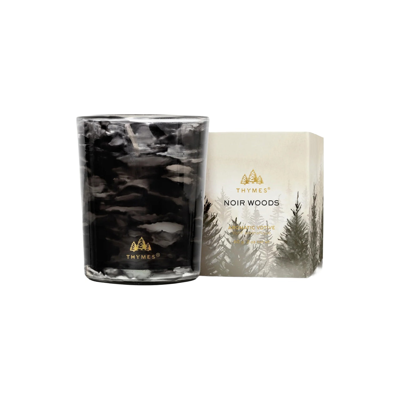 Noir Woods Votive Candle