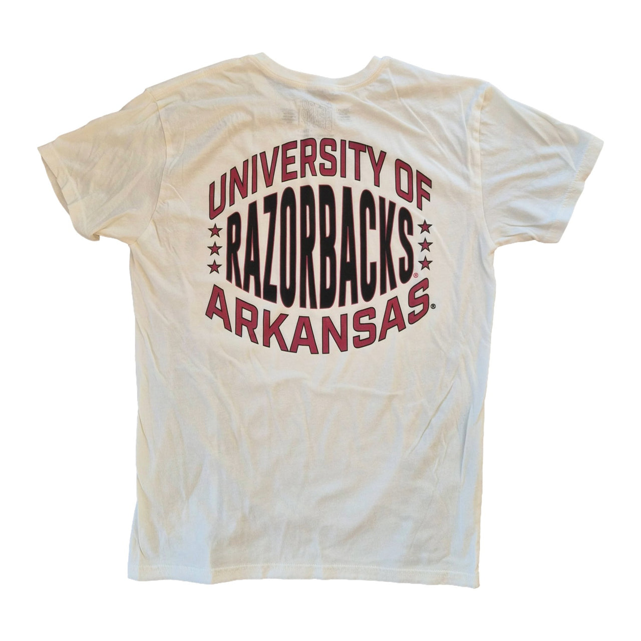 University of Arkansas Razorbacks Tee | Vintage White