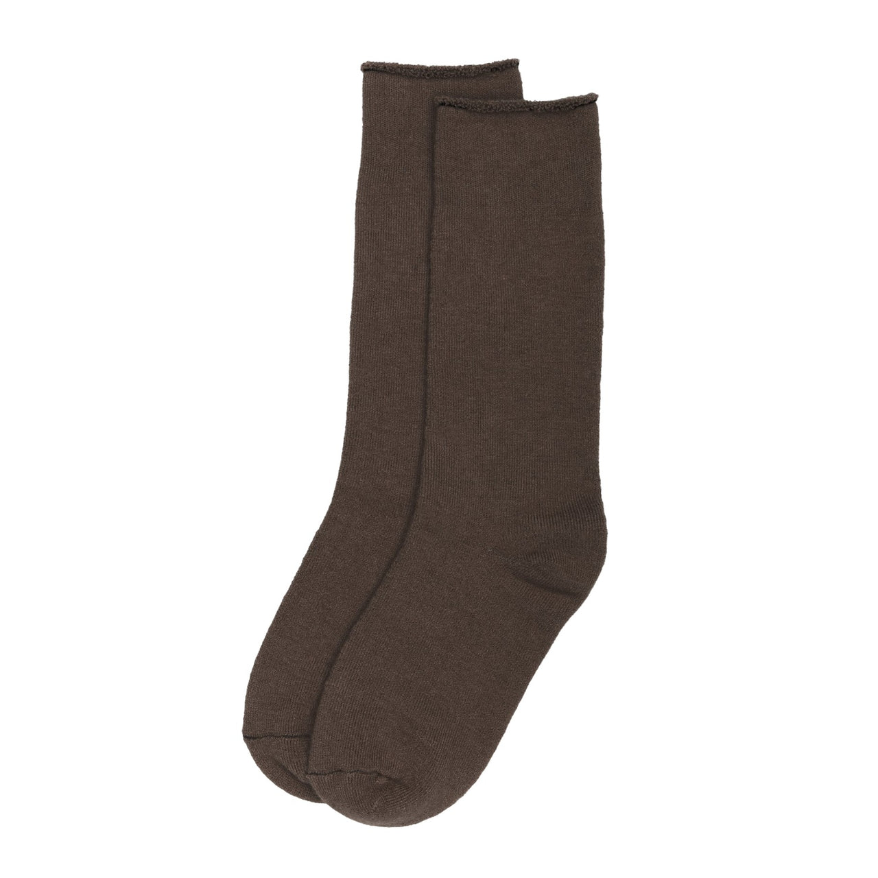 Alpaca Pile Sock | Dark Brown