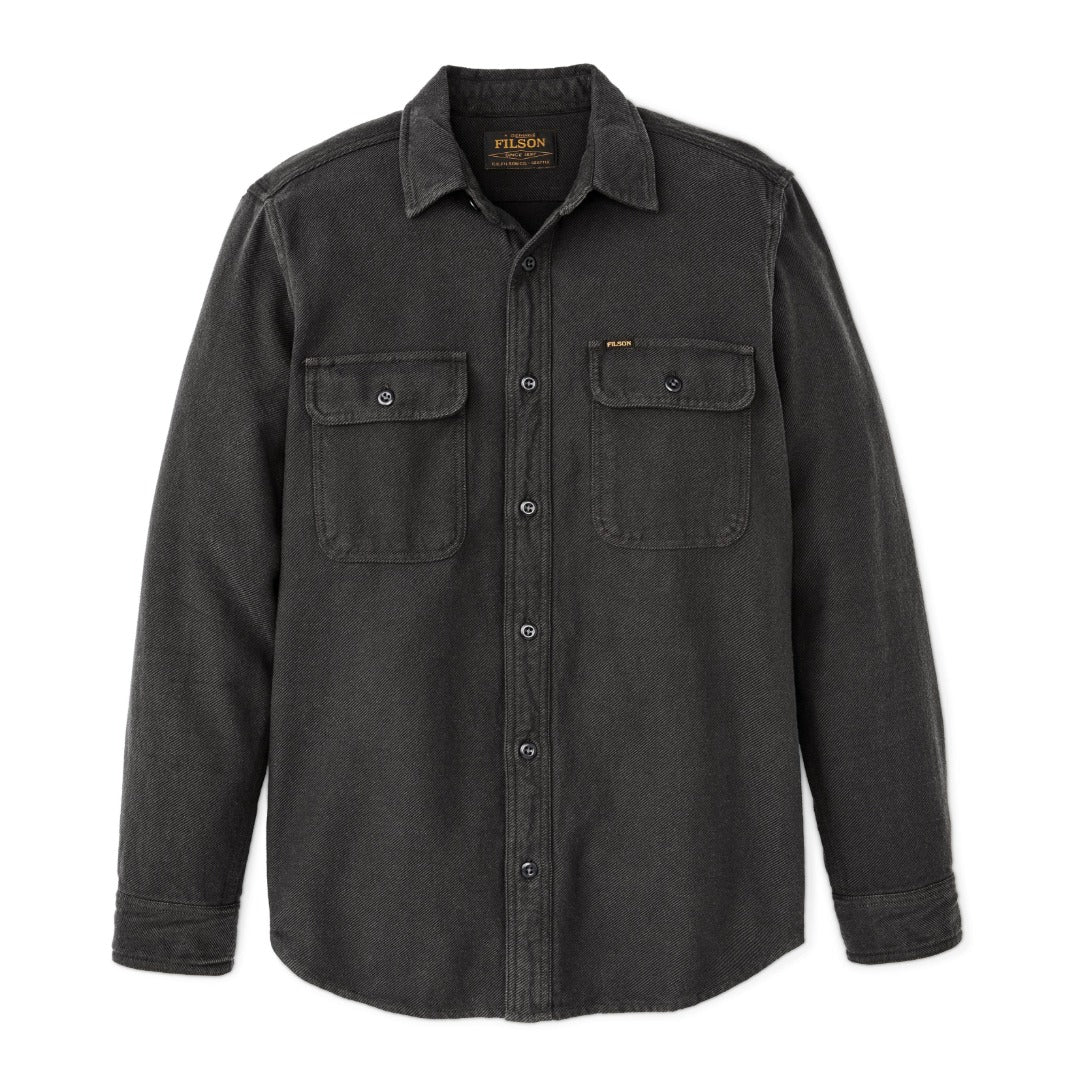 Vintage Flannel Work Shirt | Charcoal