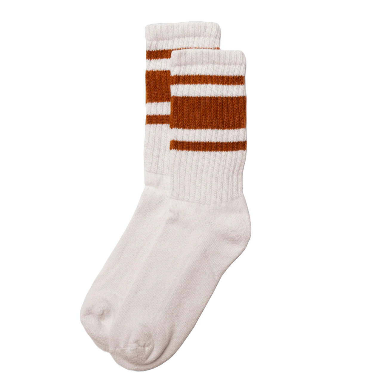 Retro Mono Stripe Sock | Texas Orange