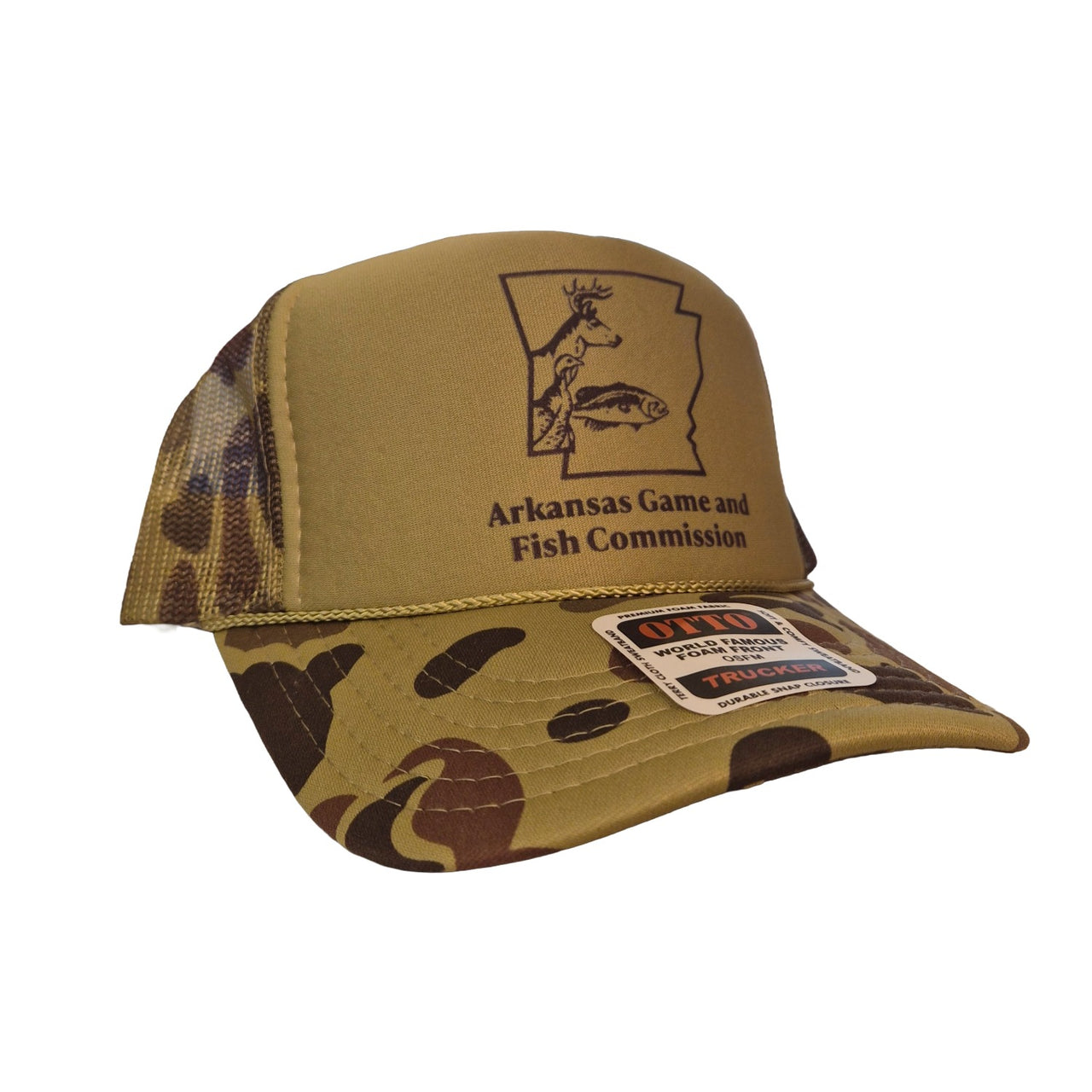 AR Game and Fish Trucker Hat | Camo